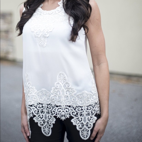 NWT - Lace Vintage Tank - Picture 1 of 3